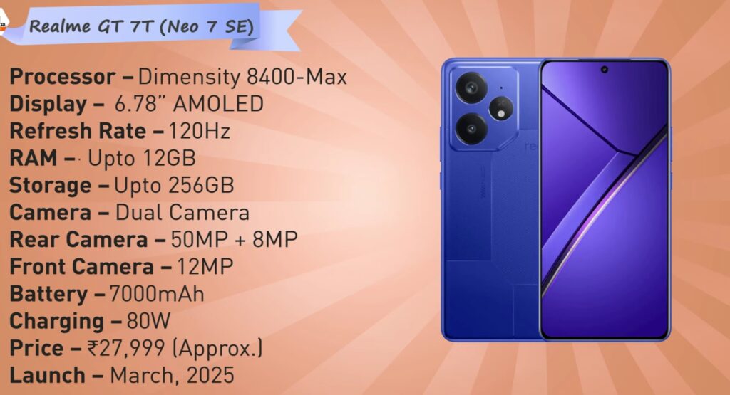 Realme GT 7T (Neo 7 SE)